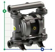 PHOENIX P30 AISI316 ATEX пневматический мембранный насос