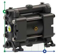 PHOENIX P07 POM ATEX пневматический мембранный насос