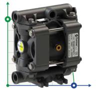 PHOENIX P18 POM SANTOPRENE ATEX пневматический мембранный насос