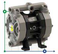 PHOENIX P50 PP NBR ATEX пневматический мембранный насос