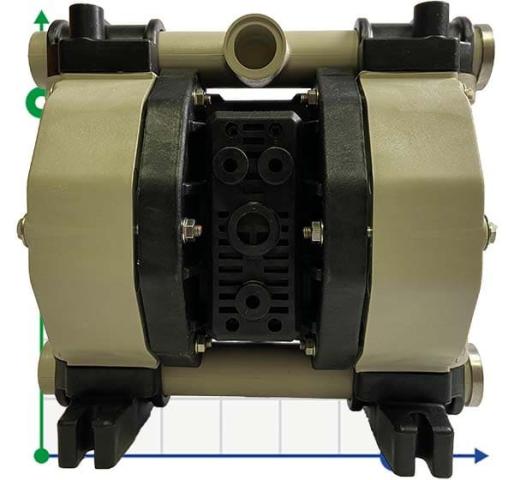 Пневматический мембранный насос PHOENIX 100-PP 3/4, P100-PHTTPT