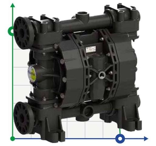 PHOENIX P500 PVDF ATEX пневматический мембранный насос
