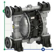 PHOENIX P700 ALU EPDM ATEX пневматический мембранный насос