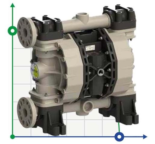 PHOENIX P500 PP HYTREL ATEX пневматический мембранный насос