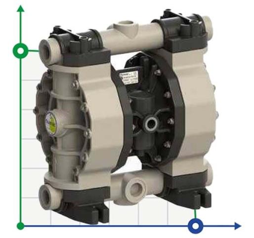 PHOENIX P160 PP SANTOPRENE ATEX пневматический мембранный насос