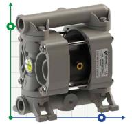 PHOENIX P30 PP SANTOPRENE ATEX пневматический мембранный насос