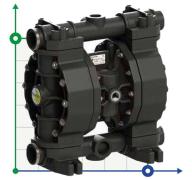 PHOENIX P250 PVDF ATEX пневматический мембранный насос