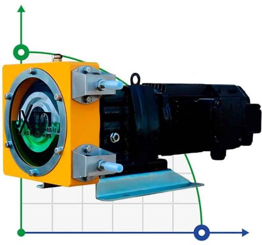 Индустриальный шланговый насос JXHIN-10-ABS Plastic-NR-P, 57 л/час, 0,37 кВт, 10 бар, 380В