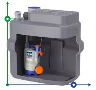 Канализационная насосная станция PEDROLLO SAR 100 BCm 10/50