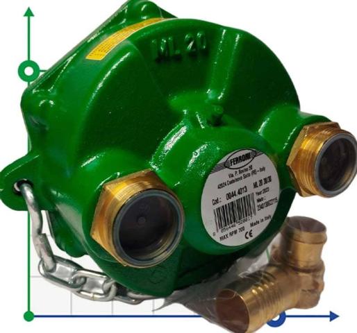 ML 20 30/30 насос роликовый от ВОМ трактора для мойки