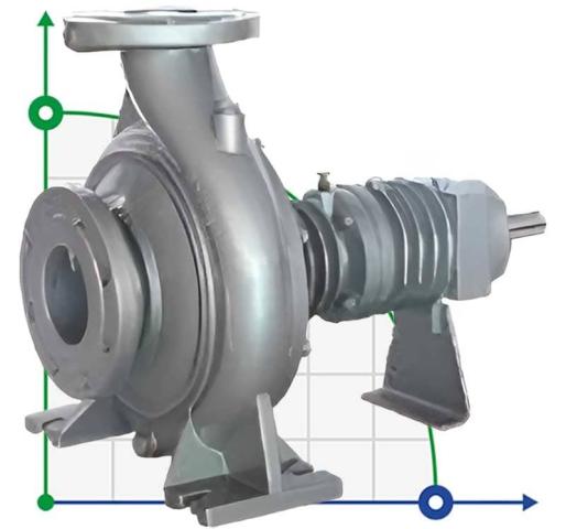 Насос HOT OIL PUMP EMSE EKY 32-160, 7,5 кВт, 2900, без двигателя