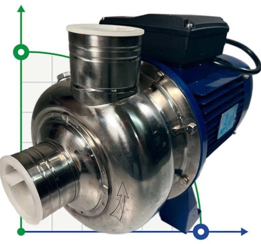 Центробежный насос для воды BB300/150D, AISI304, 220V/50Hz, 2900