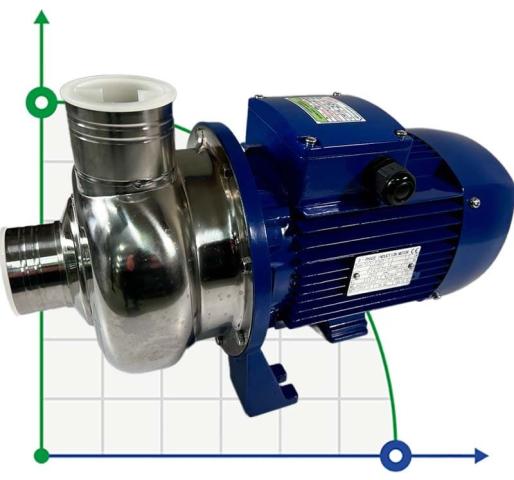 Центробежный насос BB500/150, AISI304, 380V/50Hz, 2900