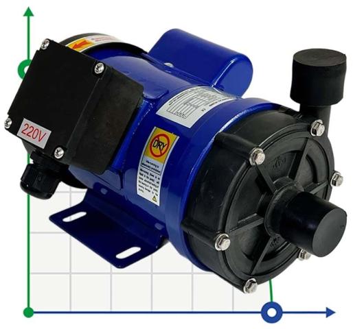 Насос химический MD-E-255SSV-5V22AYS, CFRETFE, 53L/min, 6.2m, 220V