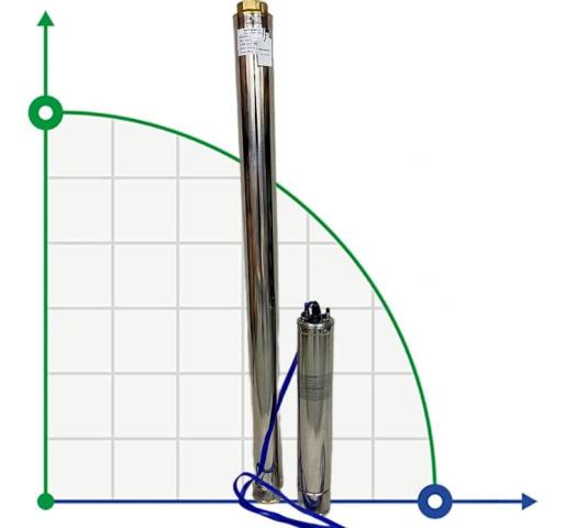 Глубинный скважинный насос 4SD8/27, 4kW, 380V (замена ЭЦВ 6-6,5-120)