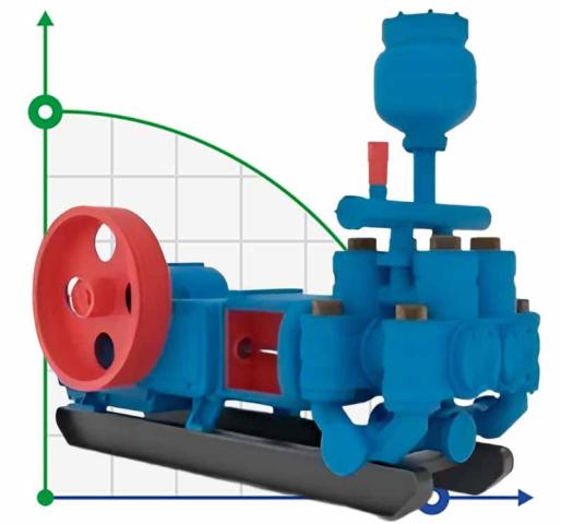 Насос НБ-125 для циркуляции бурового шлама