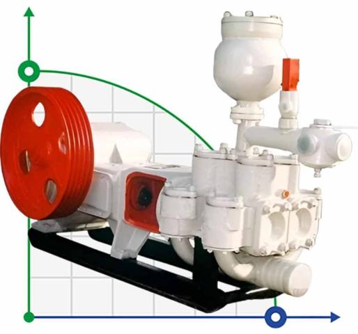Насос НБ-50 для циркуляции бурового раствора в скважине