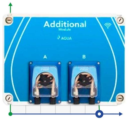Дополнительный модуль с двумя насосами для дозирования удобрений, питательных веществ с Wi-Fi