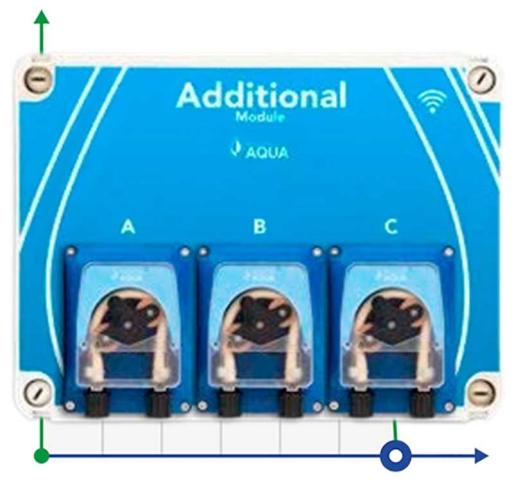 Дополнительный модуль с тремя дозирующими насосами для добавления питательных веществ, удобрений с Wi-Fi