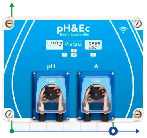 Автоматический контроллер pH&Ec с измерением температуры воды и насосом для дозирования удобрений с Wi-Fi