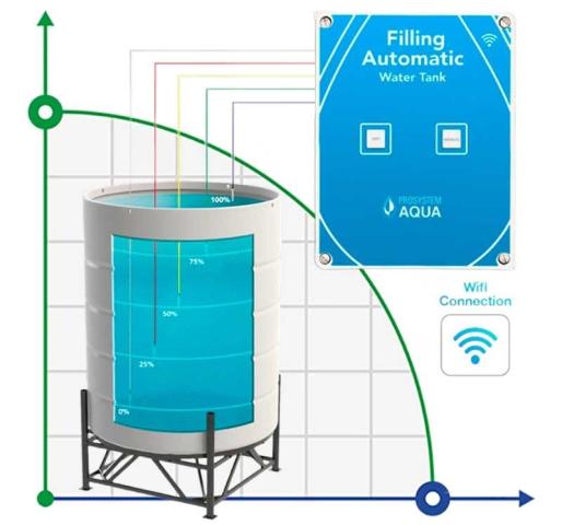 Контроллер автоматического наполнения резервуара, емкости, бочки для воды с WiFi