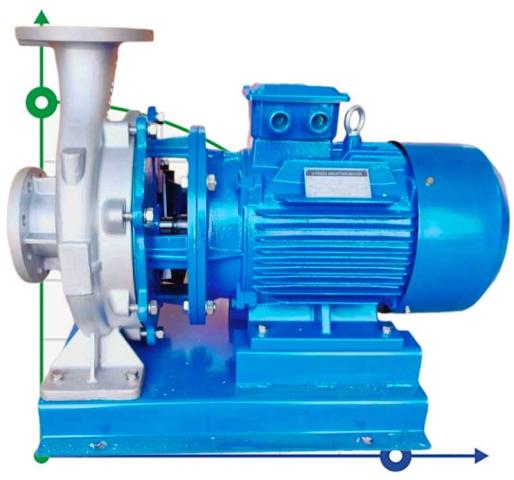 TKHW 40/250-11/2 (12,5/80), 11 kW, AISI 304, 2900 насос нержавеющий горизонтальный