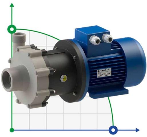 Герметичный насос с магнитной муфтой FLUIMAC COMPASS CM 15 PP, 1,1 кВт, 380В