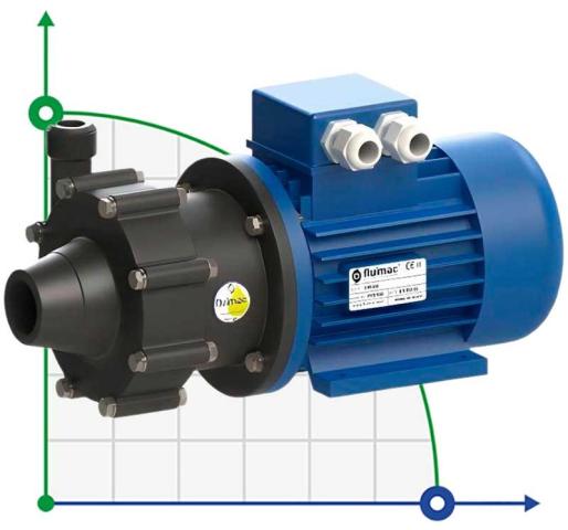 Насос для химии с магнитной муфтой FLUIMAC COMPASS CM 6 PVDF, 0,25 кВт, 220В