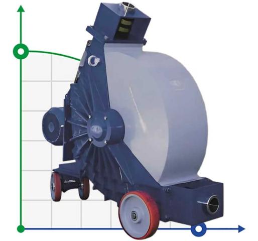 Шланговый насос для антисептика FLUIMAC HELIOS ATR 280 FX 52845 л/ч, 11 кВт, 48,4 об/мин