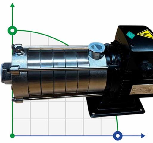 Насос высоконапорный горизонтальный для горячей воды DW(S)5-60/110D, AISI304, 220V/50Hz