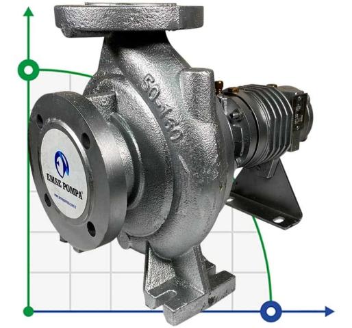 Насос для горячего масла EMSE EKY 50-160, 11 кВт, 2900, без двигателя