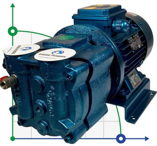 Вакуумный насос водокольцевой для сушки ESV 130/65, 78 м3/ч, 2,2 кВт, 3000 об/мин
