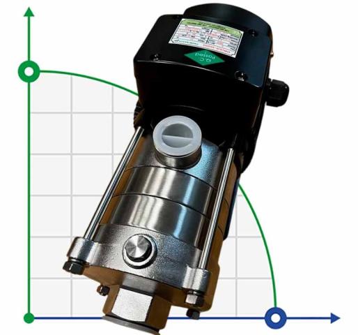 Насос DW(S)5-30/055D, AISI304, 220V/50Hz для систем водоснабжения горизонтальный многоступенчатый