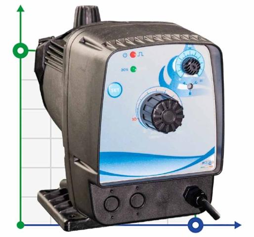 Электромагнитный насос-дозатор PDE HC200 CST M70 240V PP-GL-VT, 1,8-14 л/час, 20-1 бар