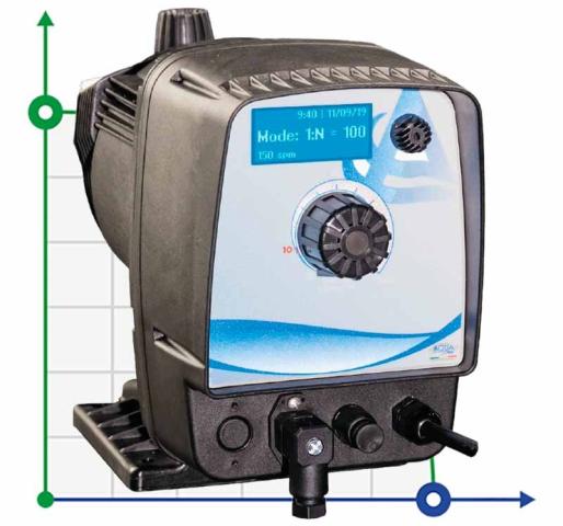 Мембранный электромагнитный насос-дозатор PDE HC200+ MULTIFUNCTION M70 240V PVC-PVDF-CE-VT (SA), 1,8-14 л/час, 20-1 бар