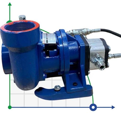 Насос с гидроприводом ГИДРО-3 для организации водопоев, пожаротушение