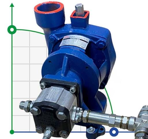 Насос с гидроприводом ГИДРО-2 для внесения КАС, орошения