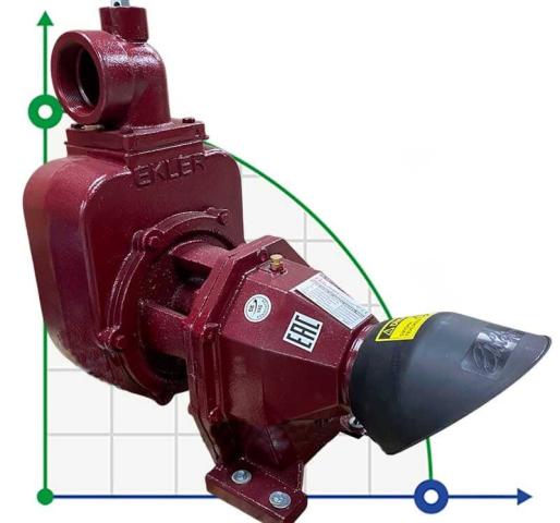 Насос с приводом от ВОМ трактора MTZ-UK 50T для сточных вод, откачки септиков, выгребных ям
