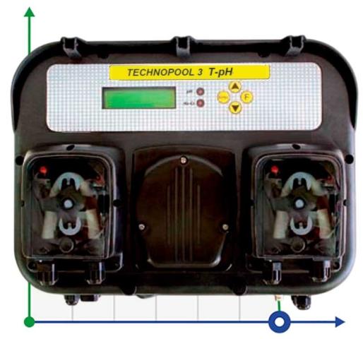 Двойной перистальтический дозирующий насос AQUA PDP TECHNOPOOL 3 TT-PH 1,4-1/1,4-1 SANT/SANT 230V BLACK RER