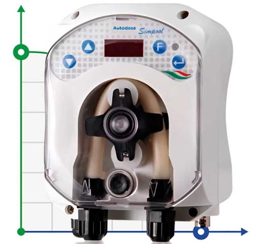 Перистальтический дозирующий насос AQUA PDP SIMPOOL AUTOMATIC 03-01 230V - SANTOPRENE WHITE