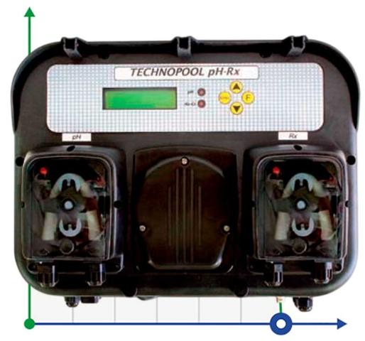 Двойной перистальтический дозирующий насос AQUA PDP TECHNOPOOL PH-RX 1,4-1/3-1 SANTOPRENE/SANTOPRENE 230V BLACK