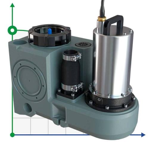 Сололифт с пультом управления AIZL-750W, 18/11,5, 0,75 кВт, 220V, 2800 об/мин