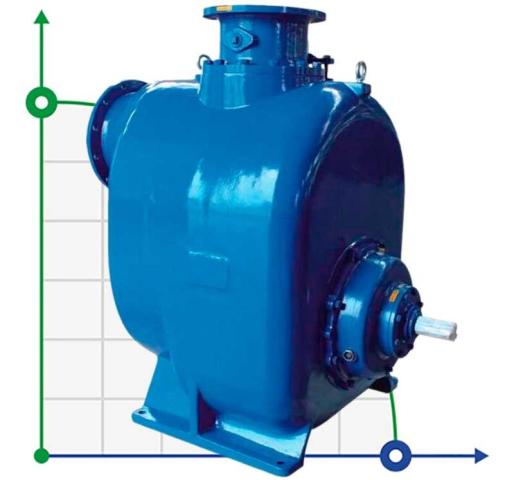 Самовсасывающий канализационный насос SPW 6C 300 м3/ч, 35 м, 1800 rpm, без двигателя