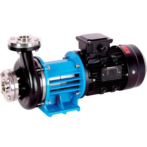 Насос высокотемпературный для химических растворов QWW50-40-105S6AFGABS, 32 м3/ч, 35м, 7,5 кВт, 380B, AISI 316, -196°C+420°C