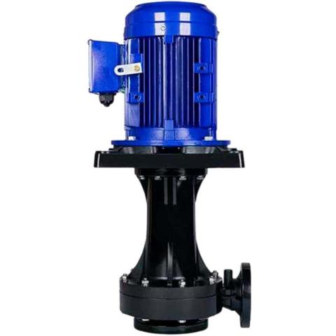 Вертикальный пластиковый химический насос QHD-65SK-55EGV38KABS-3801, GFRPP, 853L/min, 24m, 4kW, 380V