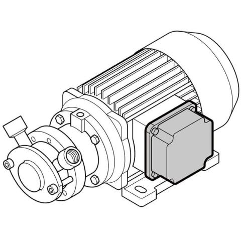 Импеллерный насос для краски, клея, чернил LIVERANI EP MICRO 3/8" NR TF/M 0,12 кВт, 1400 об/мин, 380B
