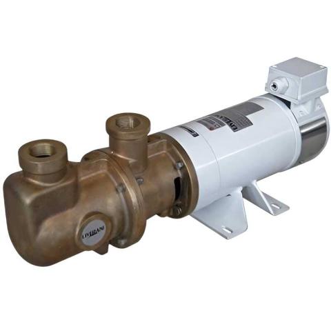 Винтовой насос LIVERANI MO-B 44 CC/12V 0,55 кВт, 1400 об/мин с бронзовым корпусом для морского сектора