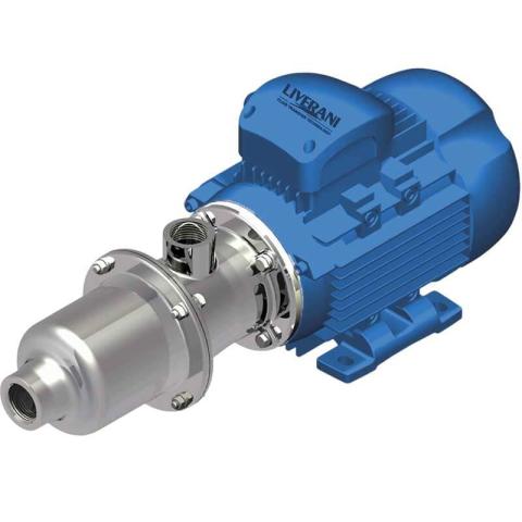 Винтовой насос из нержавеющей стали для пищевых продуктов с твердыми включениями LIVERANI MO-I 28 TF 0,25 кВт, 1400 об/мин, 380В