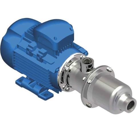 Винтовой насос из нержавеющей стали для суспензий с твердыми включениями LIVERANI MO-I 44/6 MF 0,55 кВт, 900 об/мин, 220В