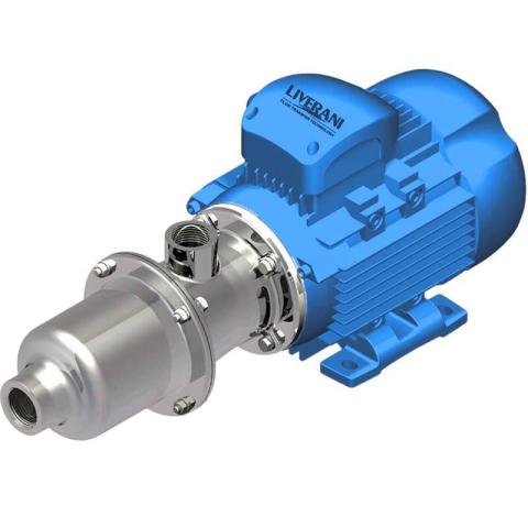 Винтовой насос из нержавеющей стали для жидкостей с жесткими включениями LIVERANI MO-I 25/6 TF 0,18 кВт, 900 об/мин, 380В
